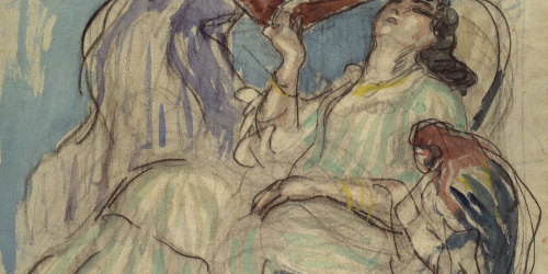 image for: Ricard Canals - Mestressa i minyona - Cap a 1903