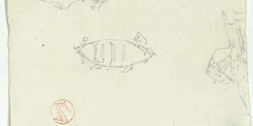 image for: Marià Fortuny - Croquis de barques - Cap a 1874