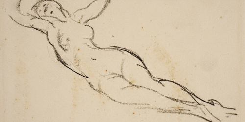 image for: Ricard Canals - Apunt de nu femení - Cap a 1920