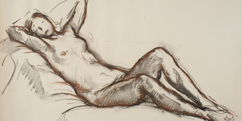 image for: Ricard Canals - Apunt de nu femení - Cap a 1920