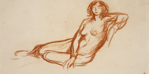 image for: Ricard Canals - Apunt de nu femení - Cap a 1920