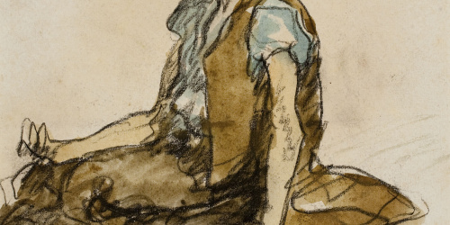 image for: Ricard Canals - Captaire assegut a terra - Cap a 1907-1910