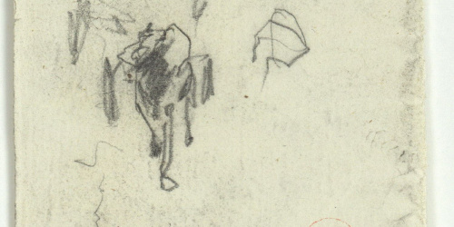 image for: Marià Fortuny - Esbós de figura - Cap a 1874