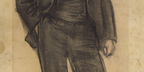 image for: Ramon Casas - Retrat de Maurici Vilomara - Cap a 1897-1899