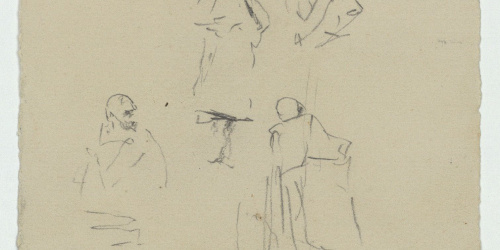 image for: Marià Fortuny - Esbós de marroquins - Cap a 1860-18622