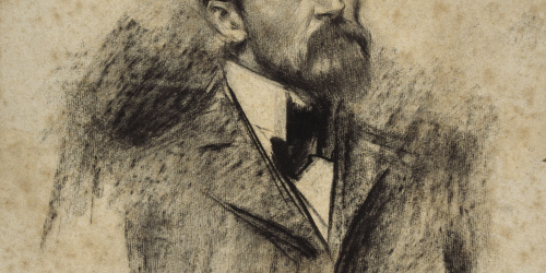 image for: Ramon Casas - Retrat de Lucien Simon - 1900