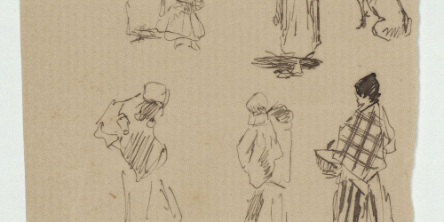 image for: Marià Fortuny - Figures femenines - Cap a 1870-1872