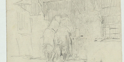 image for: Marià Fortuny - Figures femenines d&#039;esquena - Cap a 1870-1872