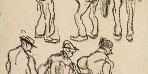 image for: Isidre Nonell - Apunt de figures - Cap a 1911