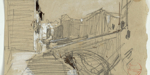 image for: Marià Fortuny - El riu Darro (Granada) - Cap a 1870-1872