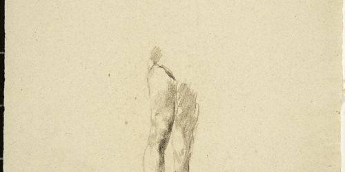 image for: Marià Fortuny - Estudi per al quadre «L&#039;elecció de la model» (anvers) / Estudi per al quadre «L&#039;elecció de la model» (revers) - Cap a 1868-1870