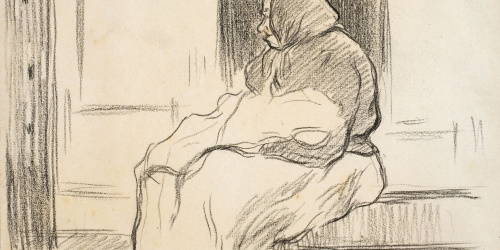 image for: Isidre Nonell - Gent de poble - Cap a 1894