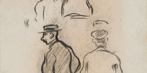 image for: Isidre Nonell - Apunt de figures - Cap a 1894