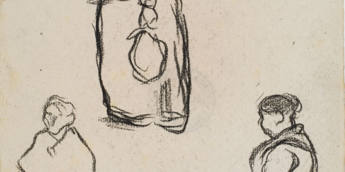 image for: Isidre Nonell - Apunt de figures - Cap a 1894