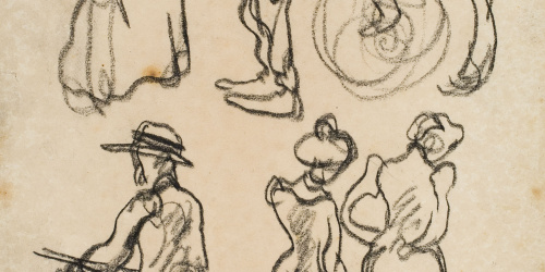 image for: Isidre Nonell - Apunt de figures - Cap a 1911