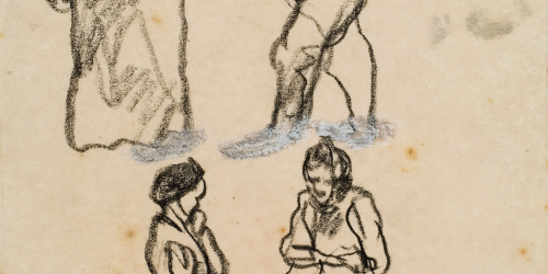 image for: Isidre Nonell - Apunt de figures - Cap a 1911