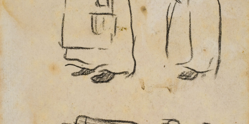 image for: Isidre Nonell - Apunt de figures - Cap a 1894