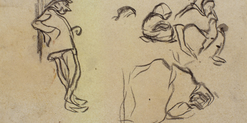 image for: Isidre Nonell - Apunt de figures - Cap a 1911