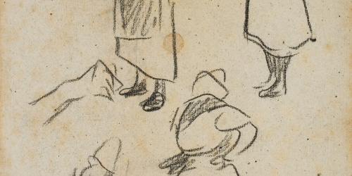 image for: Isidre Nonell - Apunt de figures - Cap a 1894