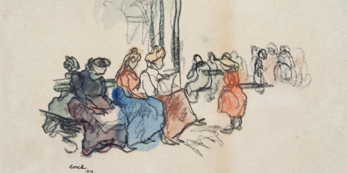 image for: Isidre Nonell - En el parc - 1900