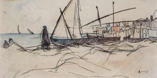 image for: Isidre Nonell - Platja - Cap a 1900-1908