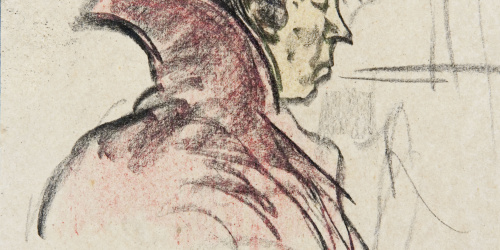 image for: Isidre Nonell - Francesa amb barret - Cap a 1897-1899