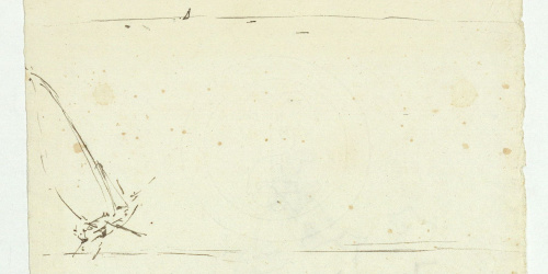 image for: Marià Fortuny - Esbós de figures i de barca (anvers) / Estudi per al quadre «Platja de Portici» (revers) - Cap a 1870-1874