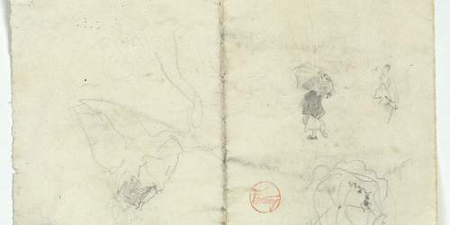 image for: Marià Fortuny - Estudi per al quadre «Platja de Portici» - Cap a 1874