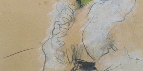 image for: Ramon Casas - Figura femenina de perfil - Cap a 1899