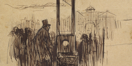 image for: Ramon Casas - Guillotina - 1892
