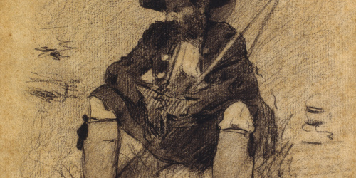 image for: Ramon Casas - Gitano de Granada - 1884