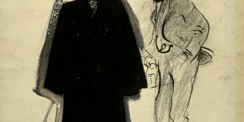 image for: Ramon Casas - El veí i el vigilant - Cap a 1890-1900