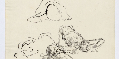 image for: Marià Fortuny - Estudi per al quadre «L&#039;escorxador de Portici» - Cap a 1874