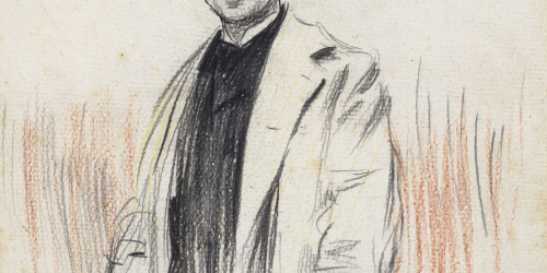 image for: Ramon Casas - Retrat de Pompeu Fabra - Anterior a 1899