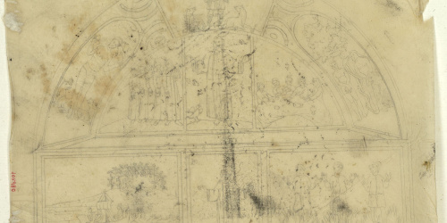 image for: Marià Fortuny - Calc d&#039;una pintura - Cap a 1863-1870