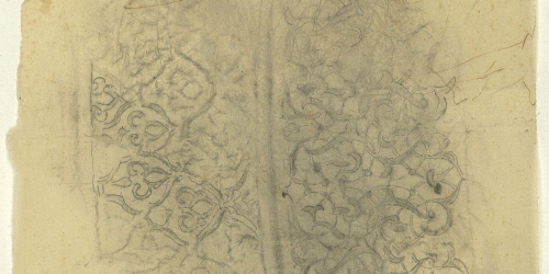 image for: Marià Fortuny - Calc de sanefes d&#039;estil musulmà - Cap a 1867-1872