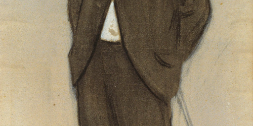 image for: Ramon Casas - Retrat de Feliu Mestres - Cap a 1897-1899
