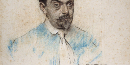 image for: Ramon Casas - Retrat de Josep Miró - Cap a 1904-1908