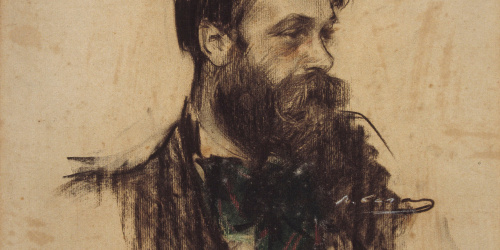 image for: Ramon Casas - Retrat de Joaquim Mir - Cap a 1901