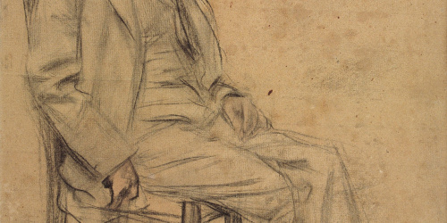 image for: Ramon Casas - Retrat de Francesc Masriera - Cap a 1897-1899