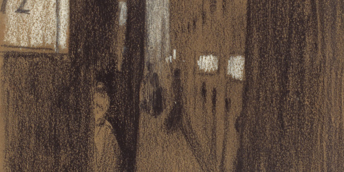 image for: Santiago Rusiñol - Un carreró de Gènova - 1894