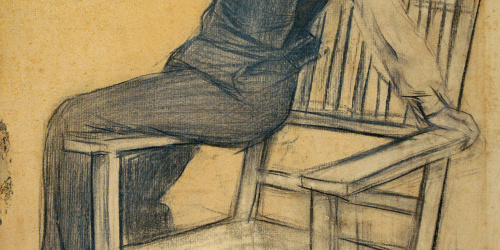 image for: Ramon Casas - Retrat d&#039;Eduard Marquina - Cap a 1897-1899