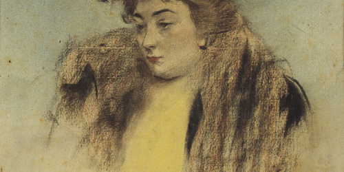 image for: Ramon Casas - Retrat de Teresa Mariani - Cap a 1900