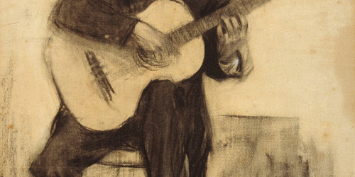 image for: Ramon Casas - Retrat de Miquel Llobet - Cap a 1900