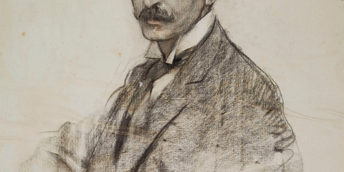 image for: Ramon Casas - Retrat de Francesc Macià - Cap a 1906