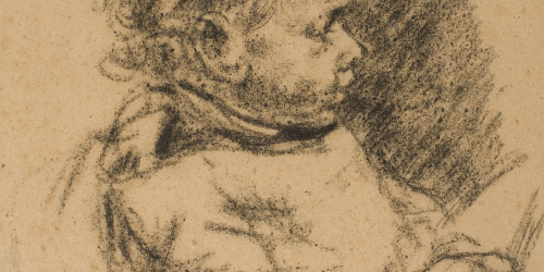 image for: Francesc Gimeno - Nen de perfil - 1890