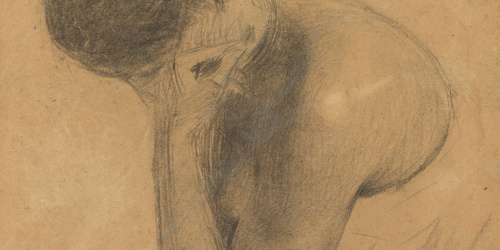 image for: Joan Llimona - Estudi de figura - Cap a 1902