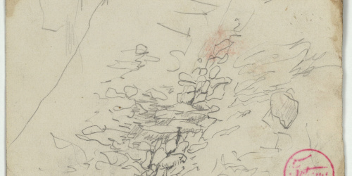 image for: Marià Fortuny - Estudi per al quadre «L&#039;esmolador de sabres» - Cap a 1872