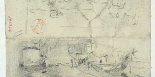 image for: Marià Fortuny - Composicions amb figures en un pati o un corral - Cap a 1870-1874