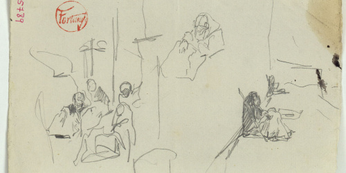 image for: Marià Fortuny - Figures - Cap a 1860-1862